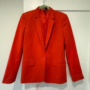 Topshop Bold Orange Blazer